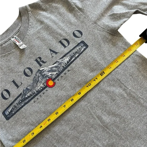 Gray Colorado Long Sleeve Shirt, Youth Small - Picture 6 of 8
